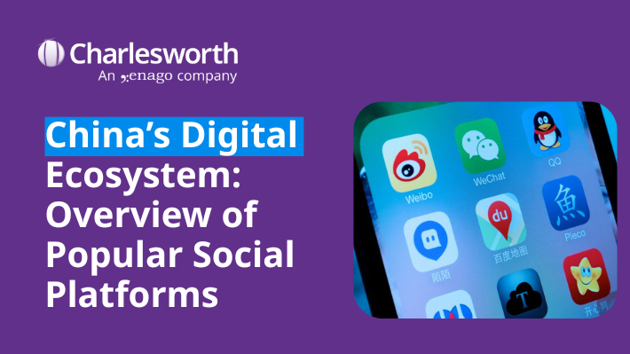 The image displays logos on of most popular social media platforms in China